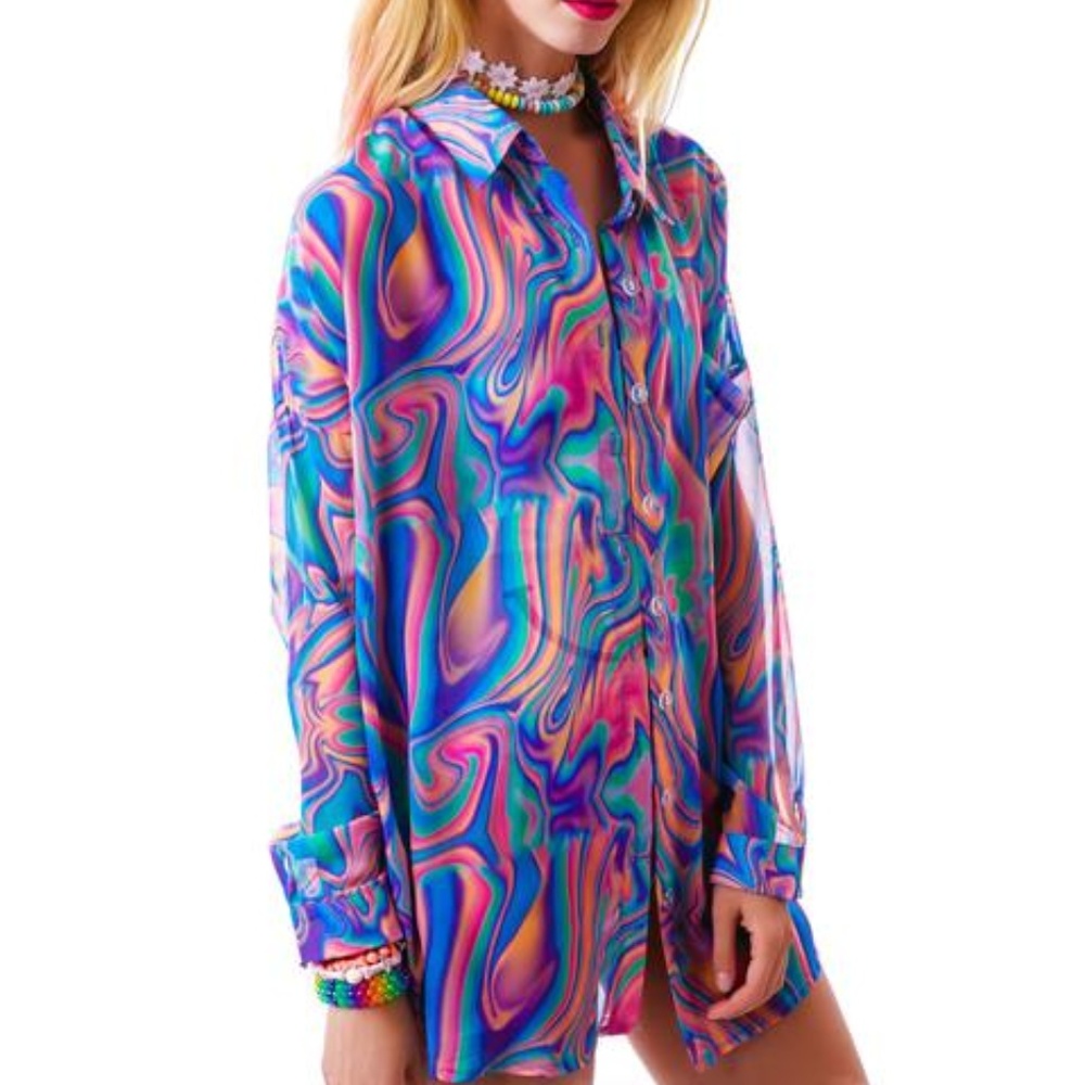 Unif Melt Button Down - image 2